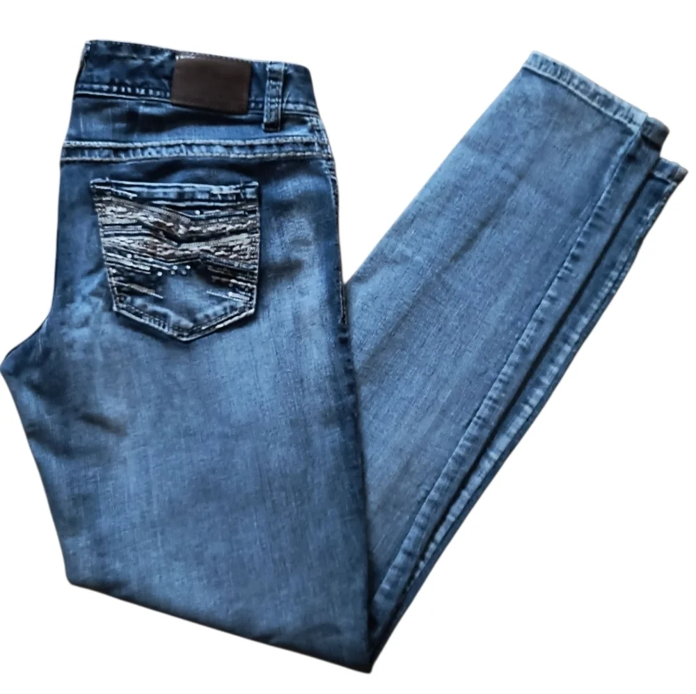 Maurices Jeggings with Embellished Pockets Size M